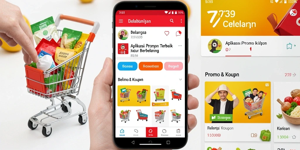 Antarmuka aplikasi 2739 menampilkan berbagai promo menarik untuk belanja.