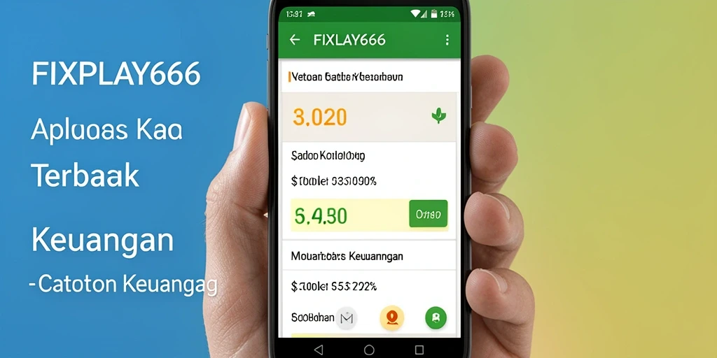 Tampilan antarmuka pengguna FIXPLAY666 untuk Catatan Keuangan.
