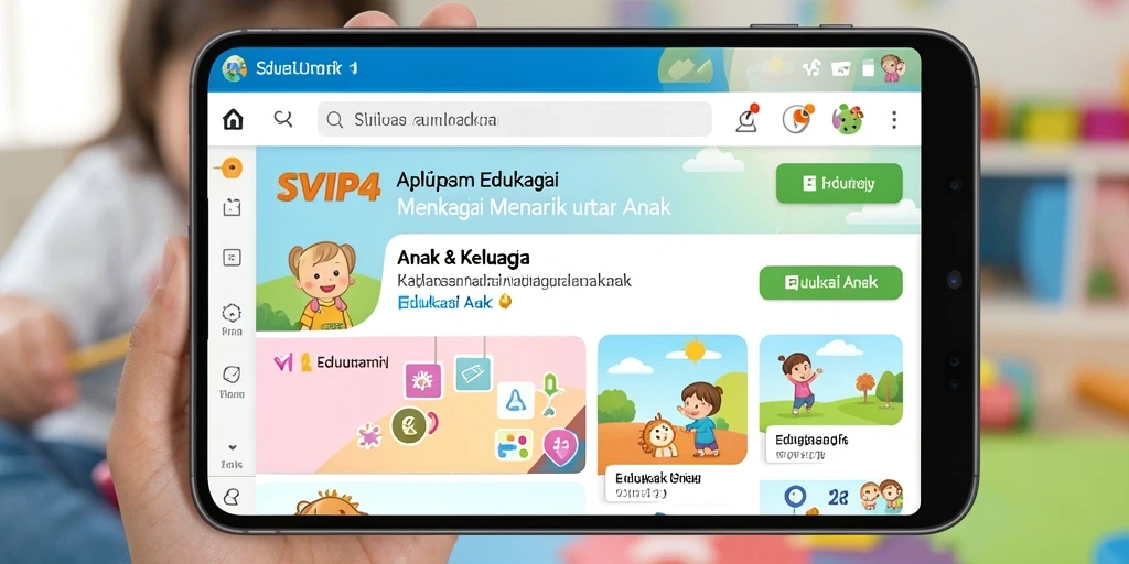 Tampilan antarmuka SVIP4 yang interaktif dan edukatif.