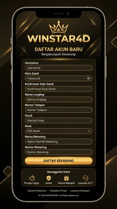 Daftar Akun Winstar4d untuk Pengguna Android