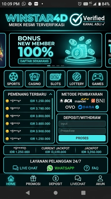 Halaman Resmi Winstar4D APK untuk Pengguna Indonesia