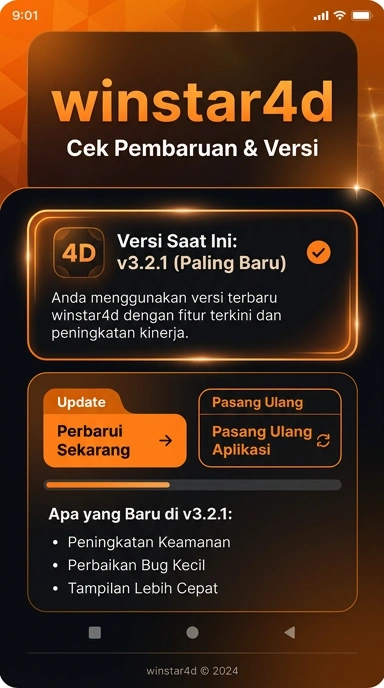 Riwayat Versi Aplikasi Winstar4d untuk Pengguna Android
